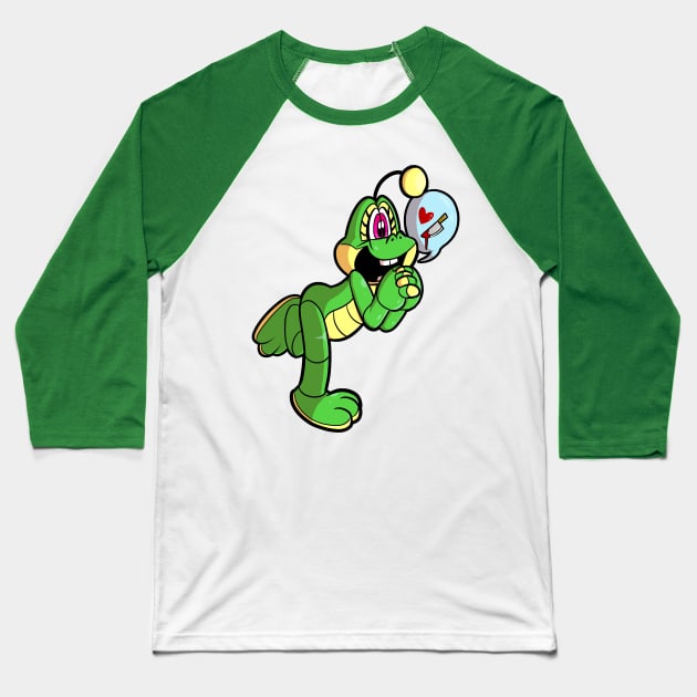 Happy Frog Baseball T-Shirt by pembrokewkorgi